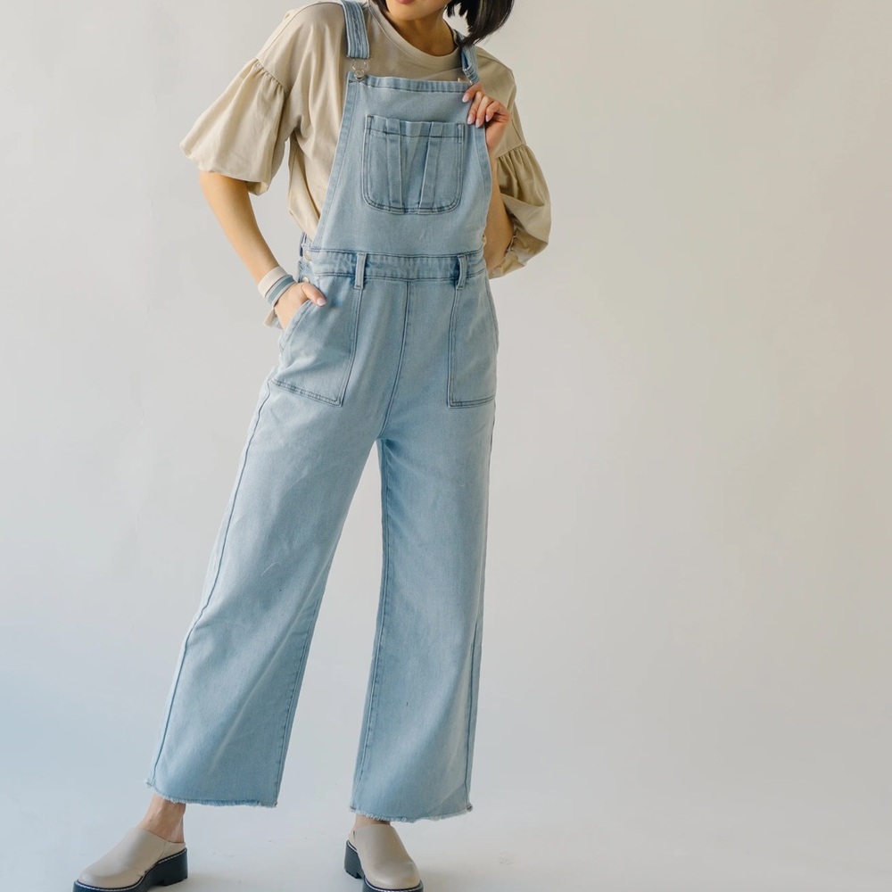 TNR Jeans Fairbanks Wide Leg Overalls